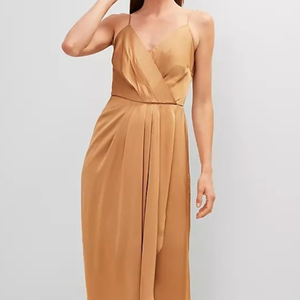 Ann Taylor Chic Camel Dress